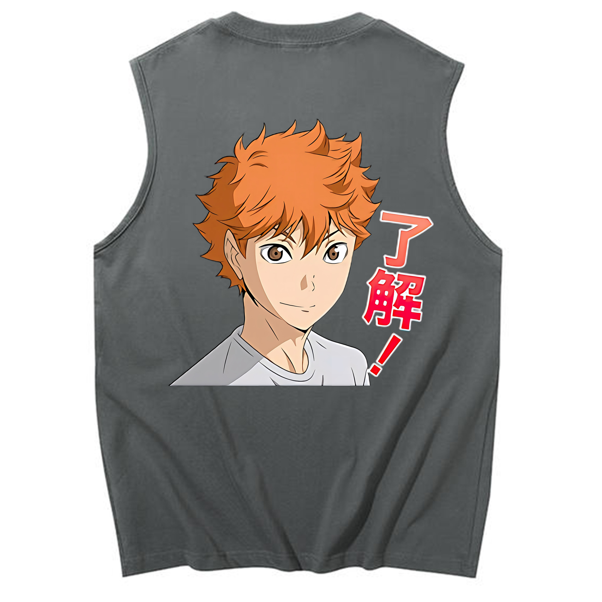 （画像用） ハイキュー!! Haikyu!! コットン100％タンクトップ（背面プリント）